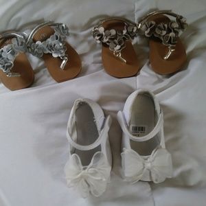 Girls baby toddler sandals dressshoes sz 3